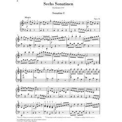 Muzio Clementi: Six Sonatinas Op.36