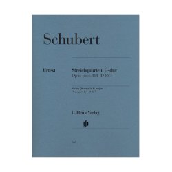 Franz Schubert: String Quartet In G Op. post. 161 D 887 - Henle Urtext