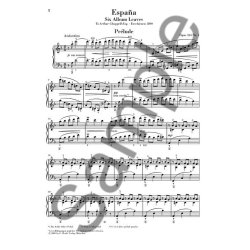 Isaac Alb&eacute;niz: Espa&ntilde;a Op.165 (Urtext Edition)