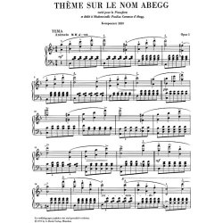 Robert Schumann: Abegg Variations Op.1 (Urtext Edition)