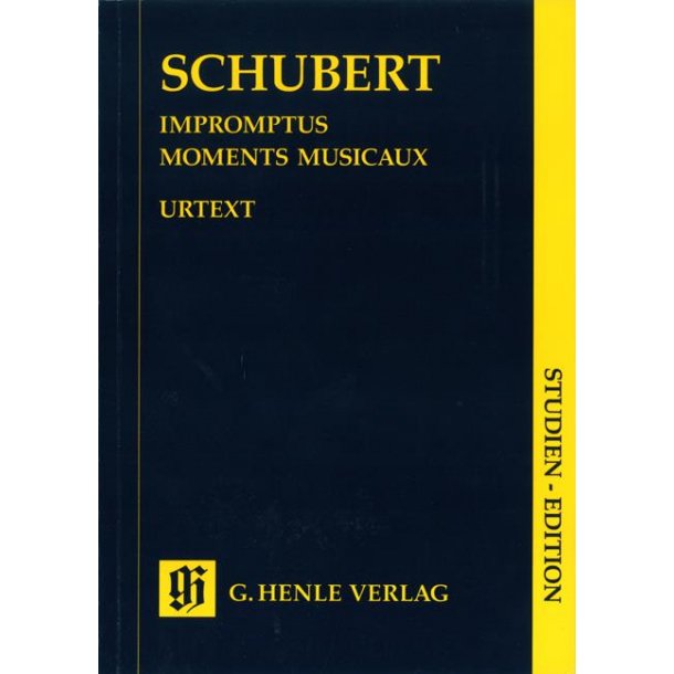 Franz Schubert: Impromptus And Moments Musicaux (Henle Urtext Edition) - Study Score