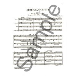 Johannes Brahms: Streichquartett Op.51 (Henle Urtext Edition)