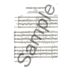 Johannes Brahms: Streichquartett Op.67 (Henle Urtext Edition)