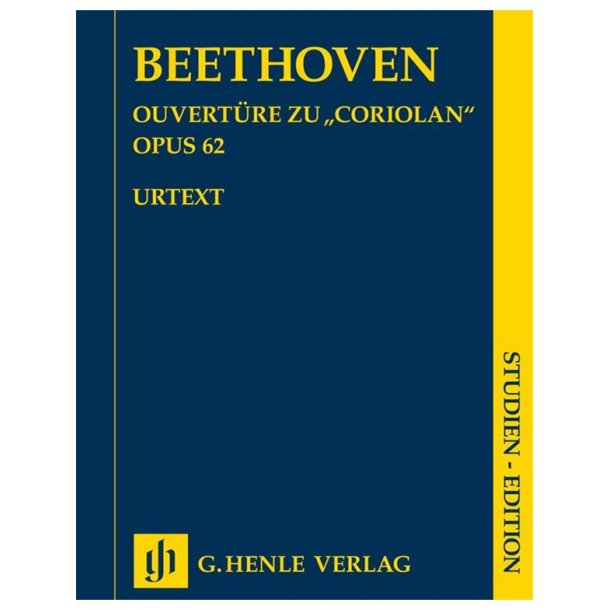 Ludwig Van Beethoven: Coriolan Overture Op.62 (Study Score)