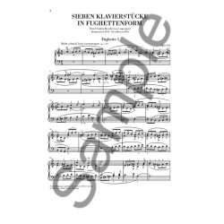 Robert Schumann: Seven Piano Pieces In Fughetta Form Op.126 - Urtext