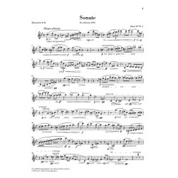 Max Reger: Sonatas And Pieces For Clarinet And Piano (Urtext)