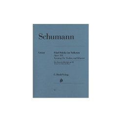 Robert Schumann: Five Pieces In Folk Style Op.102 - Violin Version