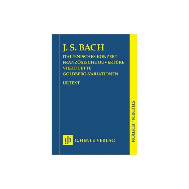 Johann Sebastian Bach: Italian Concerto, French Overture, Four Duets, Goldberg Variations