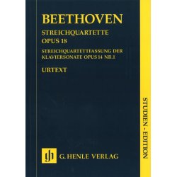 Ludwig Van Beethoven: String Quartets Op. 18,1-6 And String Quartet Version Of The Piano Sonata, Op. 14,1