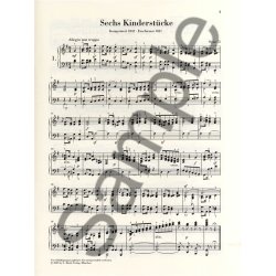 Felix Mendelssohn: Six Children's Pieces Op. 72