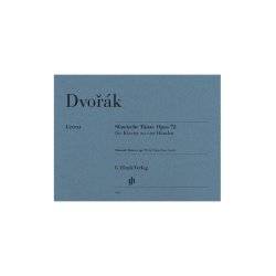 Anton&iacute;n Dvor&aacute;k: Slavonic Dances Op.72 - Piano Four-Hands (Henle Urtext)