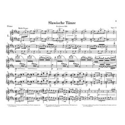 Anton&iacute;n Dvor&aacute;k: Slavonic Dances Op.72 - Piano Four-Hands (Henle Urtext)