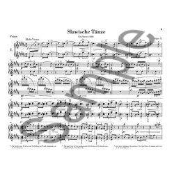 Anton&iacute;n Dvor&aacute;k: Slavonic Dances Op.72 - Piano Four-Hands (Henle Urtext)