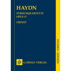 Joseph Haydn: String Quartets Volume III Op.17 (Study Score)