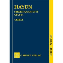 Joseph Haydn: String Quartets Volume VIII Op.64 - Second Tost Quartets (Study Score)