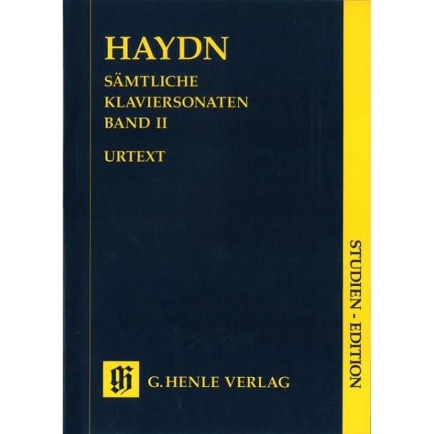 Joseph Haydn: Complete Piano Sonatas Volume 2 (Urtext Study Score)