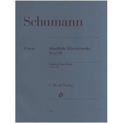 Robert Schumann: Complete Piano Works Volume 3 - Henle Urtext