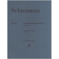 Robert Schumann: Complete Piano Works Volume 4 - Henle Urtext