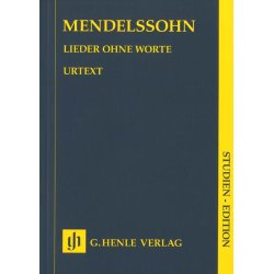 Felix Mendelssohn: Lieder Ohne Worte (Urtext Study Score)