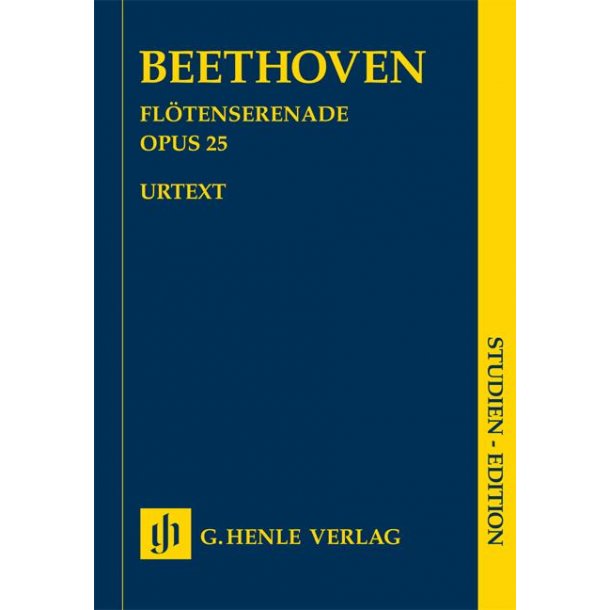 Ludwig Van Beethoven: Flotenserenade Op.25 Urtext (Study Score)
