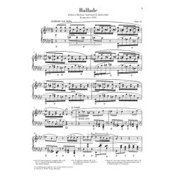 Frdric Chopin: Ballade In F minor Op.52 - Henle Urtext Edition