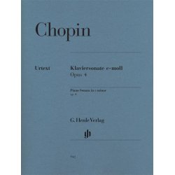Frdric Chopin: Piano Sonata In C Minor Op.4 - Urtext