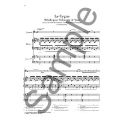 Camille Saint-Sa&euml;ns: The Swan - Cello/Piano (Urtext)