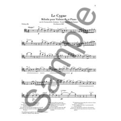 Camille Saint-Sa&euml;ns: The Swan - Cello/Piano (Urtext)