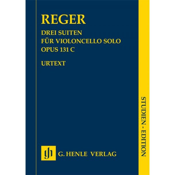 Reger 3 Suites Vlc Solo Op131c Stsc