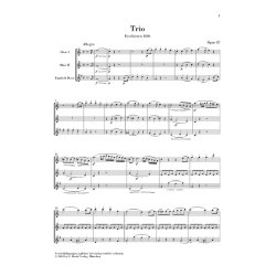 Ludwig Van Beethoven: Trio In C Op.87/Variations In C WoO 28 - Wind Parts (Urtext Edition)