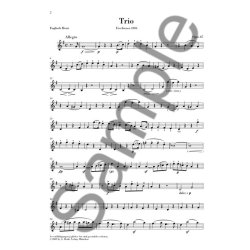 Ludwig Van Beethoven: Trio In C Op.87/Variations In C WoO 28 - Wind Parts (Urtext Edition)