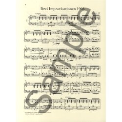 Isaac Albniz: Three Improvisations 1903