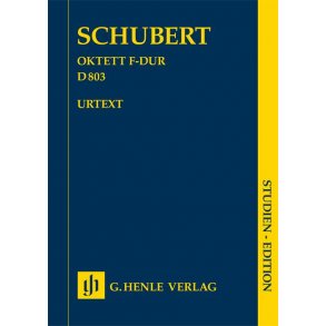 Schubert Franz Octet In F Major D 803 Study Score Urtext