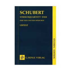 Franz Schubert: String Quartet "Der Tod Und Das Madchen" D 810 (Urtext)