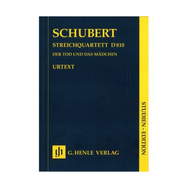 Franz Schubert: String Quartet "Der Tod Und Das Madchen" D 810 (Urtext)