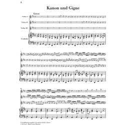 Johann Pachelbel: Canon And Gigue In D (Henle Urtext)