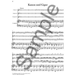 Johann Pachelbel: Canon And Gigue In D (Henle Urtext)