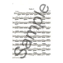 J.S.Bach: Six Suites For Cello (Study Score)
