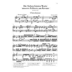 Joseph Haydn: The Seven Last Words Of Christ - Arrangement For Piano