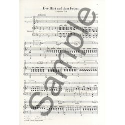 Franz Schubert: The Shepherd on the Rock (Henle Urtext Edition)