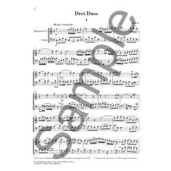 Ludwig Van Beethoven: Three Duos for Clarinet and Bassoon WoO.27