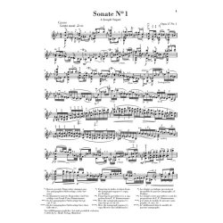 Eugne Ysae: Six Sonatas Op.27 (Urtext Study Score)
