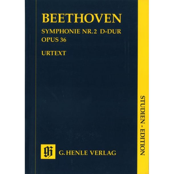 Beethoven: Symphony No.2 In D Op.36 (Henle Urtext Edition) - Study Score