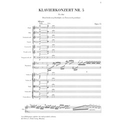 Ludwig Van Beethoven: Concerto For Piano And Orchestra No. 5 Op. 73