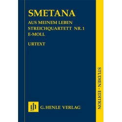 SMETANA AUS MEINEM LEBEN FROM MY LIFE STRING QUARTET NO 1 STUDY SCORE