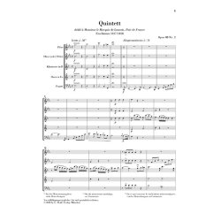Anton Reicha: Quintet For Wind Instruments In E flat Op.88 No.2 (Study Score)