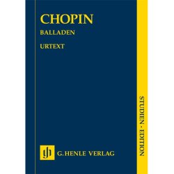 Frederic Chopin: Ballades (Study Score)