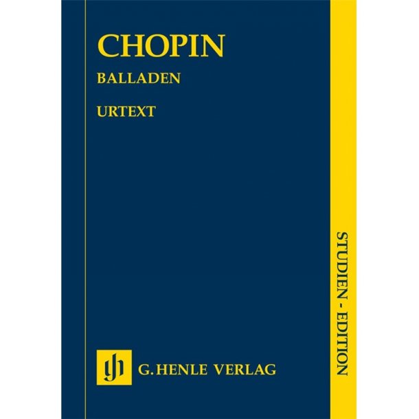 Frederic Chopin: Ballades (Study Score)