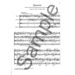 Robert Schumann: String Quartets Op. 41 (Study Score)
