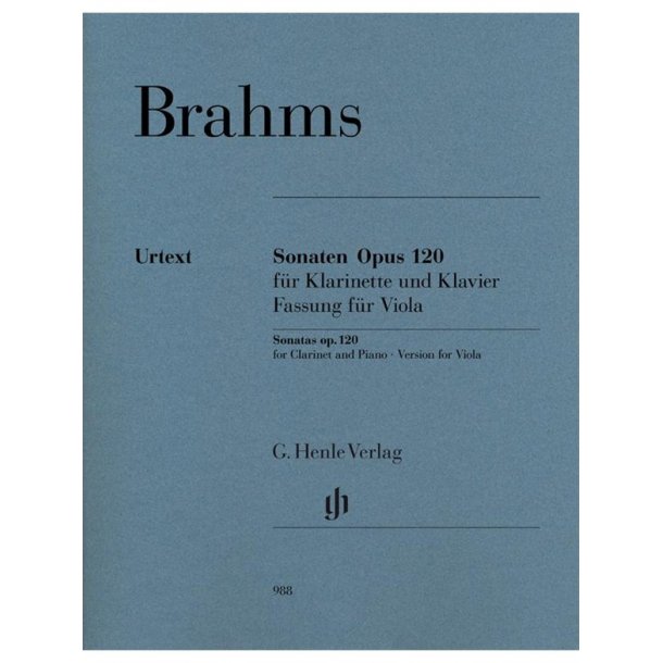 Johannes Brahms: Clarinet Sonatas Op.120